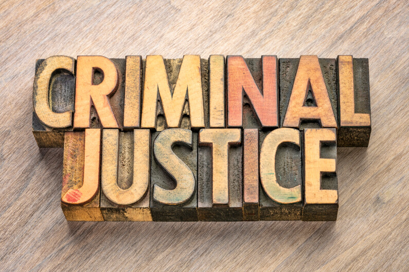 Words criminal justice 
